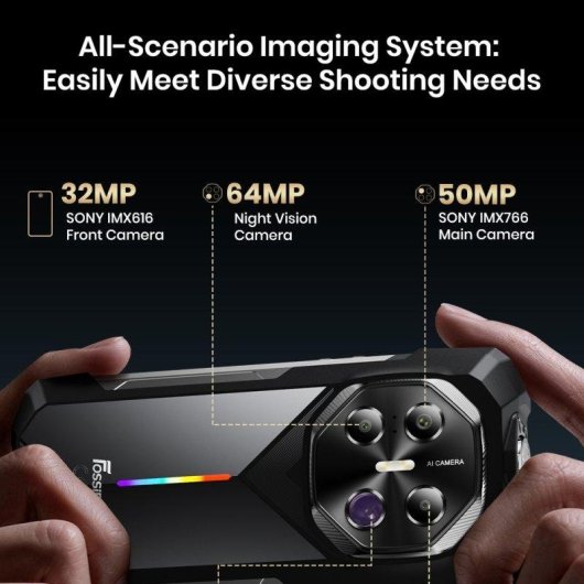 Fossibot F113 5G 12GB 256GB 6.78" Preto