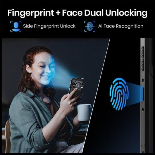 Fossibot F110L 4G 4GB 128GB 6.75" Schwarz