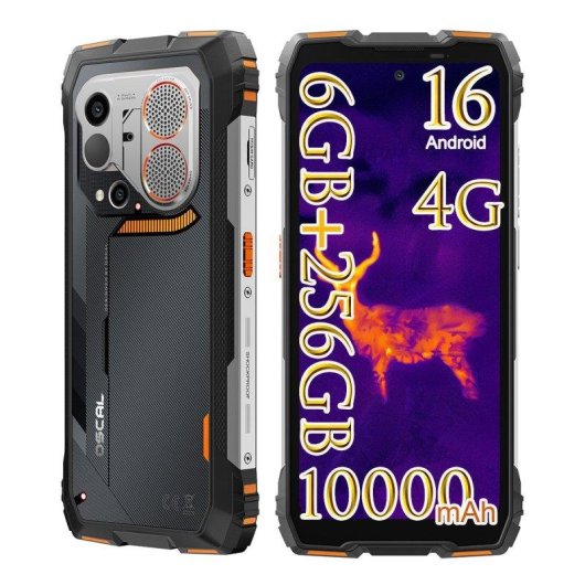 Oscal Pilot 6 4G 6GB 256GB 6.78" Arancione