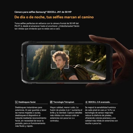 Oscal Pilot 6 4G 6GB 256GB 6.78" Arancione