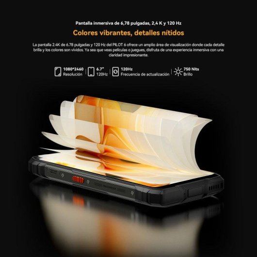 Oscal Pilot 6 4G 6GB 256GB 6.78" Arancione