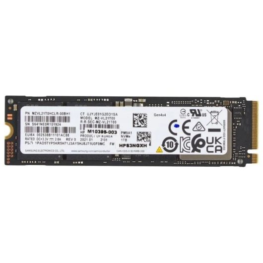 Disco Duro HP 2TB SSD M.2 PCIe 4.0 NVMe Haute Vitesse Sans Chiffrement