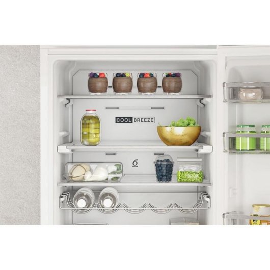 Frigorífico Combi Whirlpool W7X 93A W No Frost 202cm 367L D Blanco