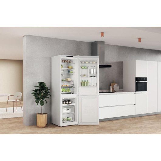 Frigorífico Combi Whirlpool W7X 93A W No Frost 202cm 367L D Blanco