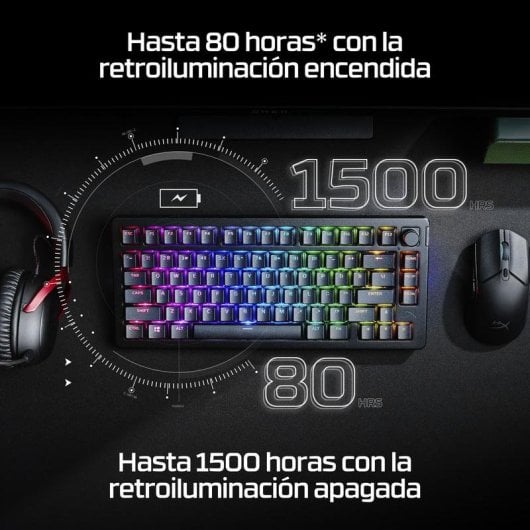Tastiera HyperX Alloy Rise 75 wireless RGB 75% Hot-Swappable Gaming