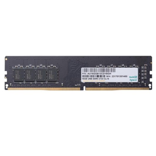 Mémoire RAM Apacer EL.08G2V.GNH 8Go 1x8Go DDR4 2666MHz CL19 DIMM Unbuffered