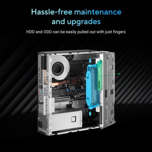 PC de bureau Asus ExpertCenter P500 SFF Intel Core 5 210H 16GB 512GB SSD Windows 11 Pro WiFi 6