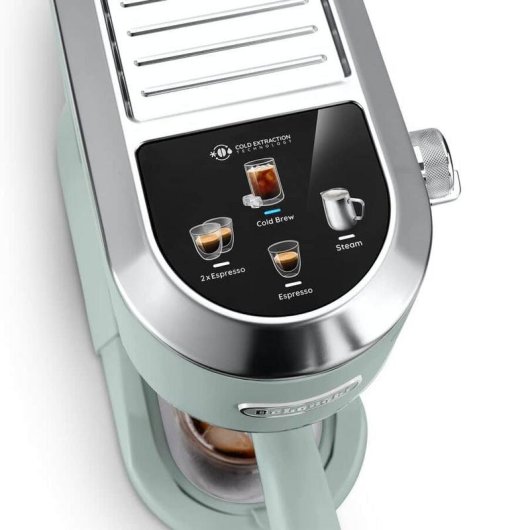 Caffettiera Espresso DeLonghi EC890.GR 1,1L 15 bar con montalatte e touch screen