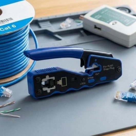Pince à sertir Phasak TD 020 Fastcrimp RJ45 Cat 5 6 7 poignée pro