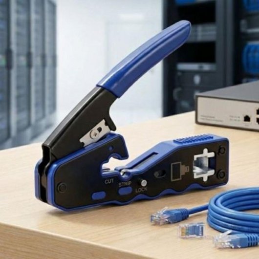 Pince à sertir Phasak TD 020 Fastcrimp RJ45 Cat 5 6 7 poignée pro