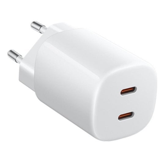 Cargador Xiaomi Nano Turbo 45W 2xUSB Tipo-C GaN carga rápida compacto