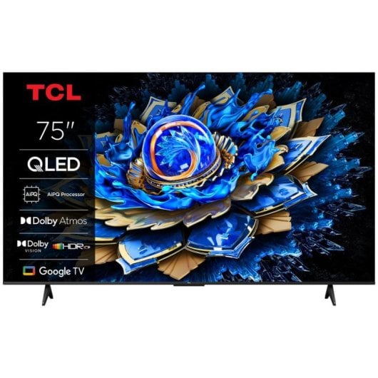 TV TCL LED T69C 75T69C 75" 4K Ultra HD 60Hz Smart TV Google TV HDR10 Dolby Vision