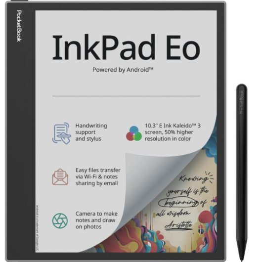 Libro Elettronico PocketBook InkPad Eo 10.3 Wi-Fi Bluetooth Android Stylus