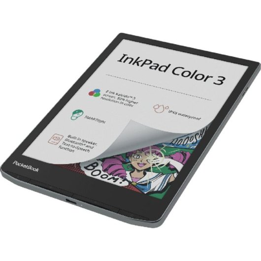 Livro Eletrônico PocketBook InkPad Color 3 7.8" Wifi Bluetooth à prova d'água