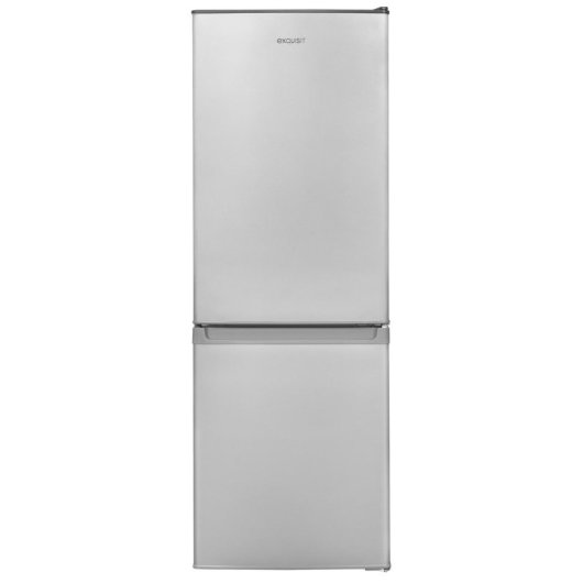 Frigorífico Combi Exquisit KGC232-60E-040E Defrost 142,5cm 173L E Plata