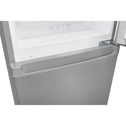 Frigorífico Combi Exquisit KGC232-60E-040E Defrost 142,5cm 173L E Plata