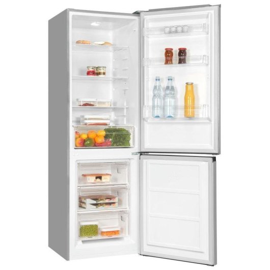 Frigorífico Combi Exquisit KGC320-95-E-040C Defrost 186cm 315L C Inox