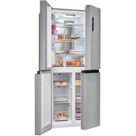 Frigorífico Americano Exquisit MD425-150-040C Total No Frost 180cm 421L C Inoxlook Display Digital