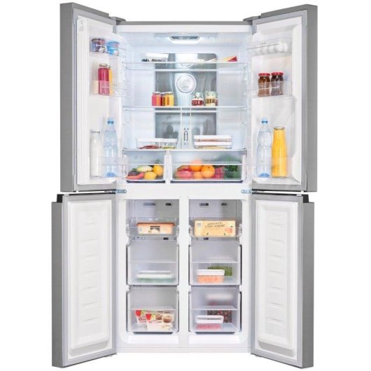 Frigorífico Americano Exquisit MD425-150-040C Total No Frost 180cm 421L C Inoxlook Display Digital