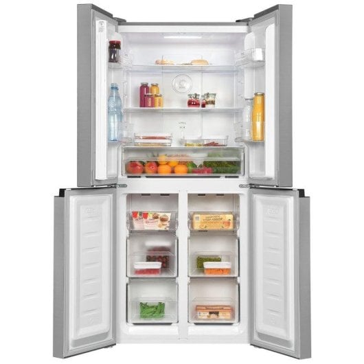 Frigorífico Americano Exquisit MD365-125-040D No Frost 180cm 362L D Inoxlook Display Digital