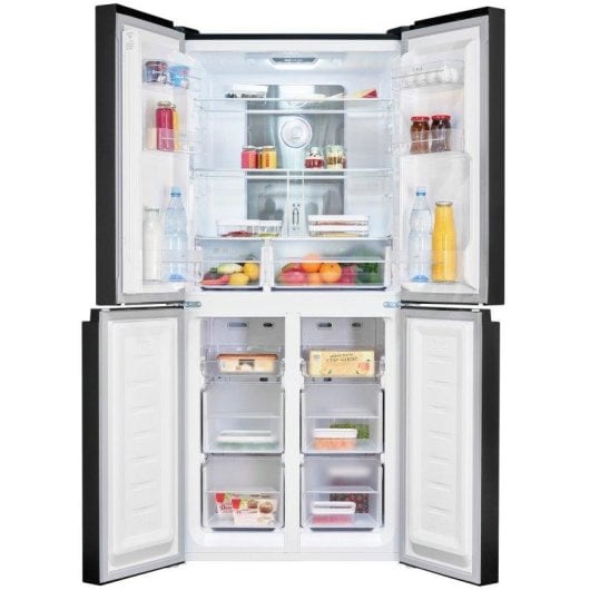Frigorífico Americano Exquisit MD425-150-040C Total No Frost 180cm 421L C Antracita Inox Display Digital