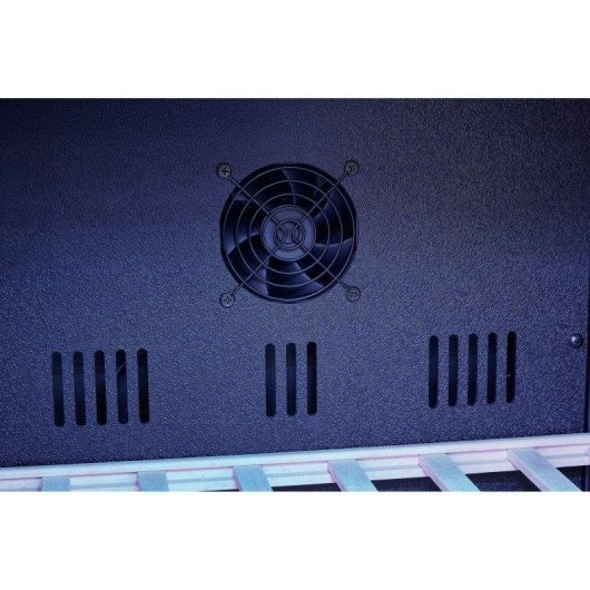 Enfriador de vino Exquisit WS2-78GTE-160G doble zona 45 botellas negro LED