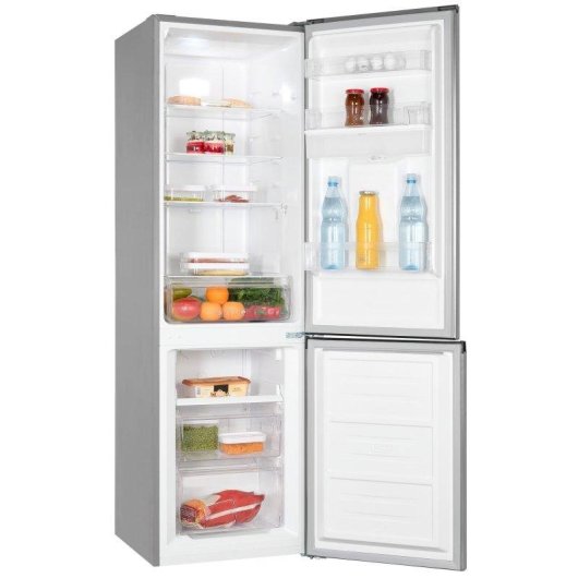 Frigorífico Combi Exquisit KGC265-70-NF-WS-040C Total No Frost 180,5cm 251L C Inox Dispensador Agua