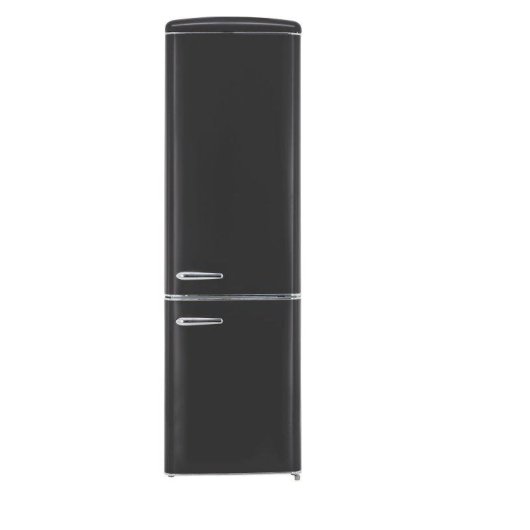 Frigorífico Combi Exquisit RKGC250-70-H-160E Defrost 183cm 244L E Negro Retro