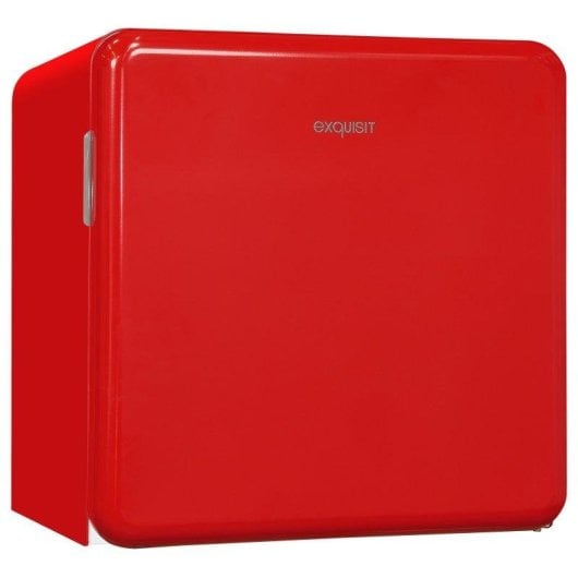 Frigorífico Mini Exquisit CKB45-0-031F Defrost 50cm 47L F Rojo Puerta reversible