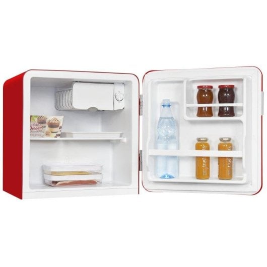 Frigorífico Mini Exquisit CKB45-0-031F Defrost 50cm 47L F Rojo Puerta reversible
