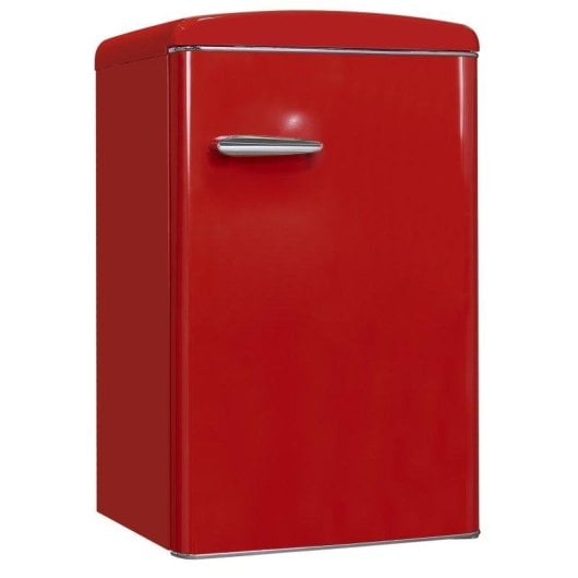 Frigorífico Mini Exquisit RKS120-V-H-160F Defrost 89,5cm 122L F Rojo Retro