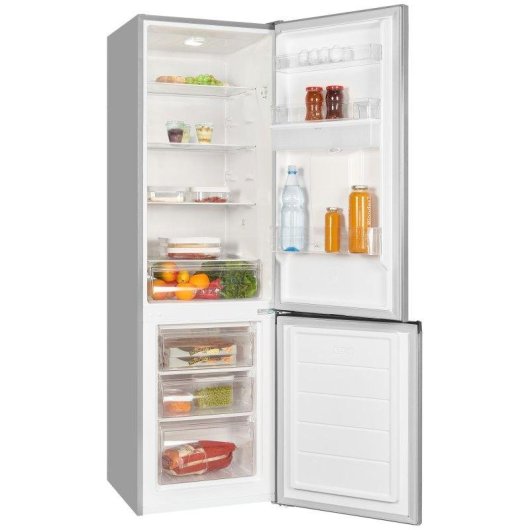 Frigorífico Combi Exquisit KGC265-70-WS-040D Defrost 179,5cm 260L D Inox Dispensador Agua
