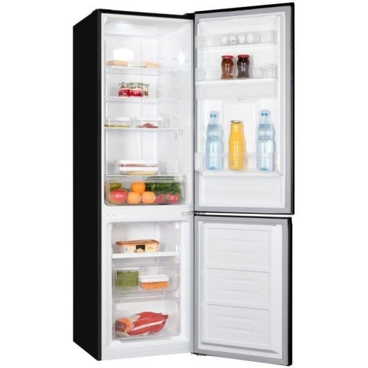 Frigorífico Combi Exquisit KGC265-70-NF-WS-040C No Frost 180,5cm 251L C Negro Dispensador Agua