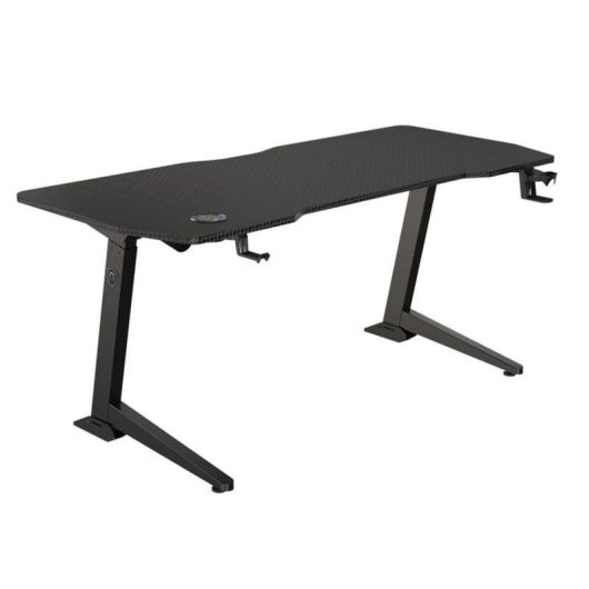 Mesa Gaming REKT 140 cm Fibre de carbone Hauteur réglable Motorisée