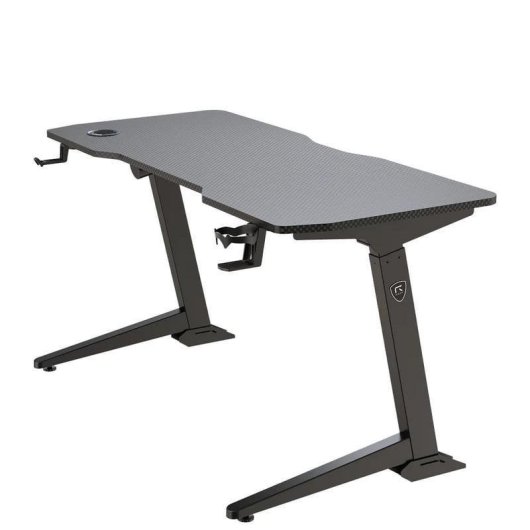 Mesa Gaming REKT 140 cm Fibre de carbone Hauteur réglable Motorisée