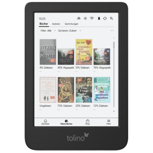 Libro Elettronico tolino Shine Color 6" WiFi Bluetooth impermeabile 16GB
