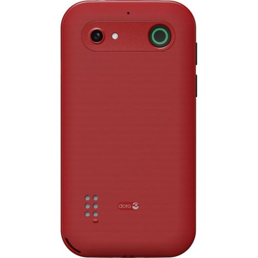 Téléphone Doro Leva E10 Rouge 2.4 4G SIM unique batterie amovible