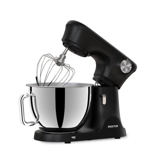 Küchenmaschine Prixton KR350 2000W Edelstahlschüssel 8L schwarz