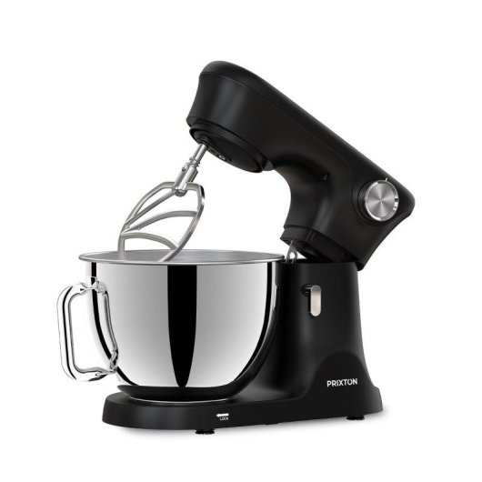 Küchenmaschine Prixton KR350 2000W Edelstahlschüssel 8L schwarz