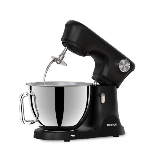 Küchenmaschine Prixton KR350 2000W Edelstahlschüssel 8L schwarz