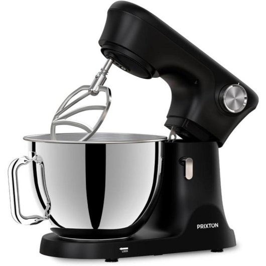 Küchenmaschine Prixton KR350 2000W Edelstahlschüssel 8L schwarz