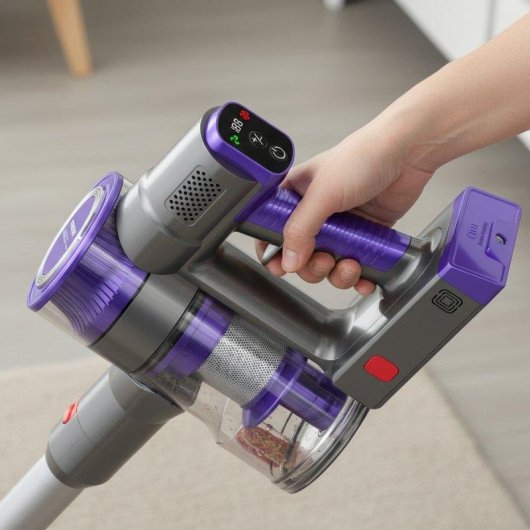 Aspirador sem Fio Prixton Sirocco Cyclone 400W 40min Filtro HEPA 1L Preto