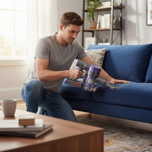 Aspirador sem Fio Prixton Sirocco Cyclone 400W 40min Filtro HEPA 1L Preto