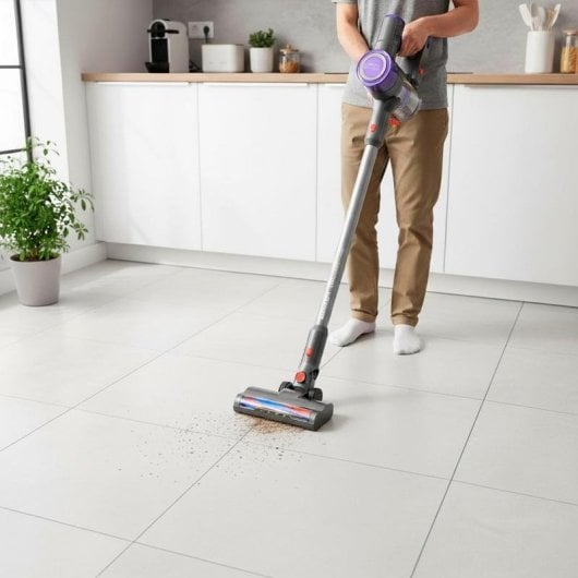 Aspirador sem Fio Prixton Sirocco Cyclone 400W 40min Filtro HEPA 1L Preto