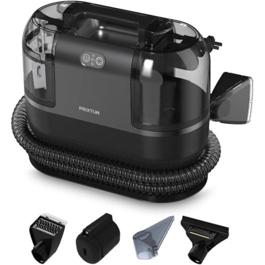 Lavatapetti Prixton AquaClean Steam Pro 1700W Doppio Serbatoio 2L 15kPa 4 Accessori Nero