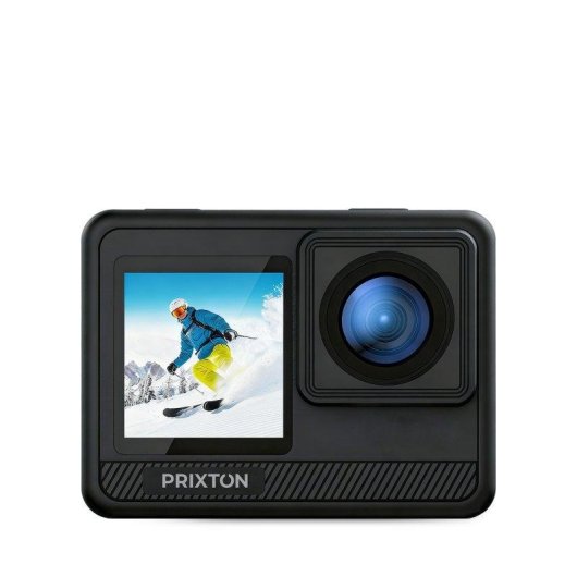 Cámara Deportiva Prixton DV830 5K UHD WiFi Doble Pantalla Sumergible
