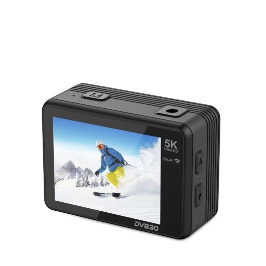 Cámara Deportiva Prixton DV830 5K UHD WiFi Doble Pantalla Sumergible