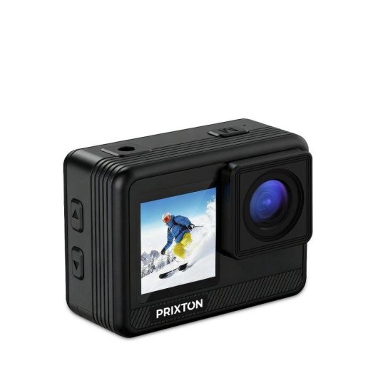 Cámara Deportiva Prixton DV830 5K UHD WiFi Doble Pantalla Sumergible