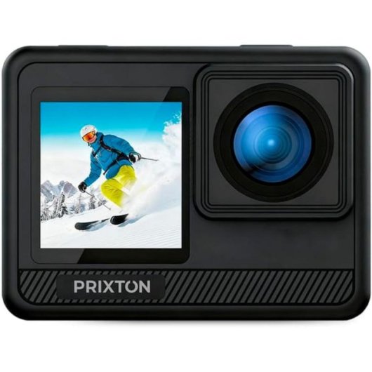 Cámara Deportiva Prixton DV830 5K UHD WiFi Doble Pantalla Sumergible