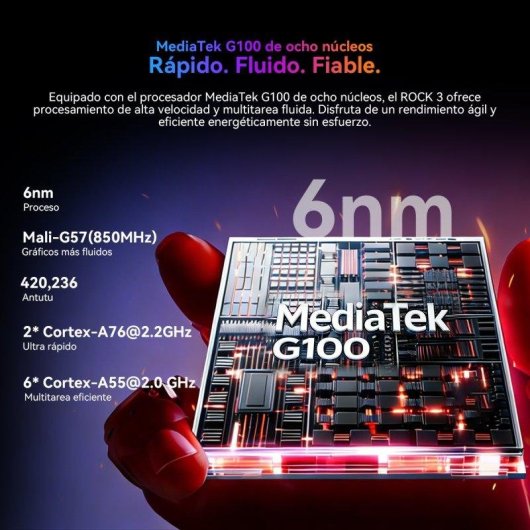 Blackview Rock 3 4G 8GB 256GB 6.78" Weiß